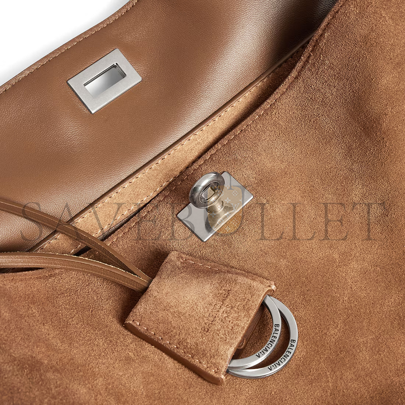 BALENCIAGA WOMEN'S RODEO HANDBAG SMALL IN CAMEL 7897792AB4G2533 (28.9*20*9.9cm)